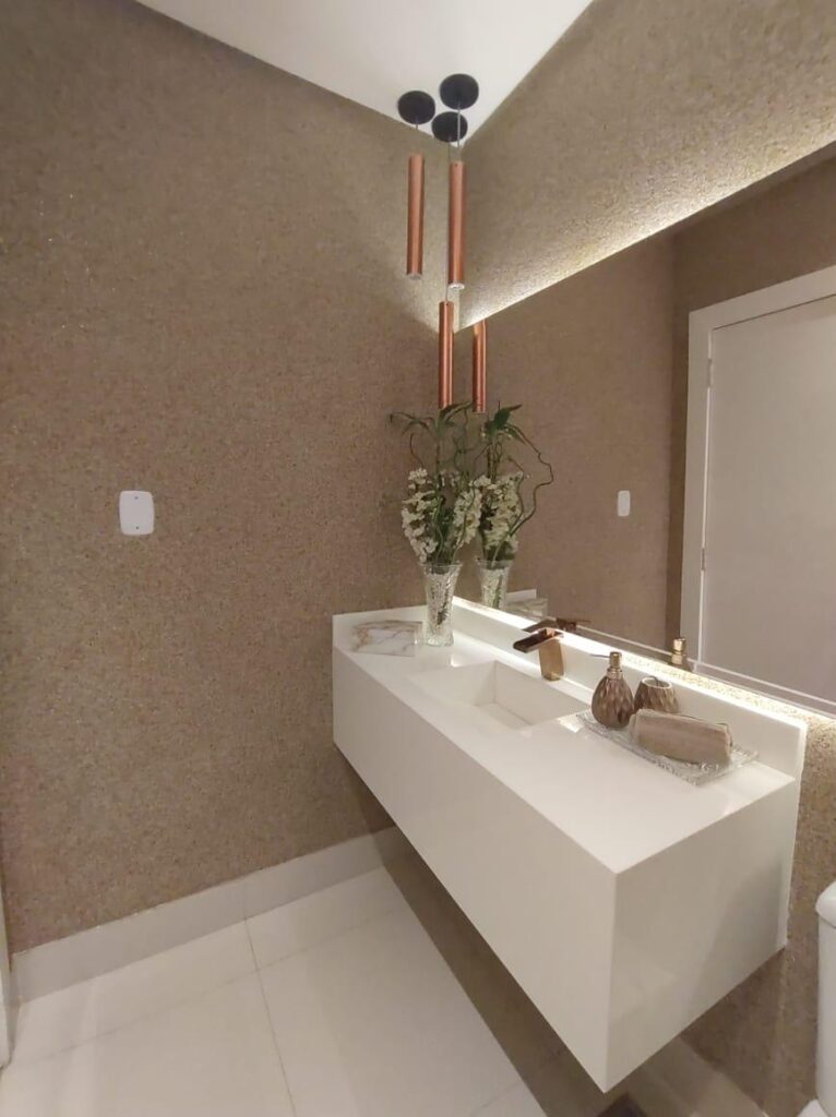 bathroom wall coverings