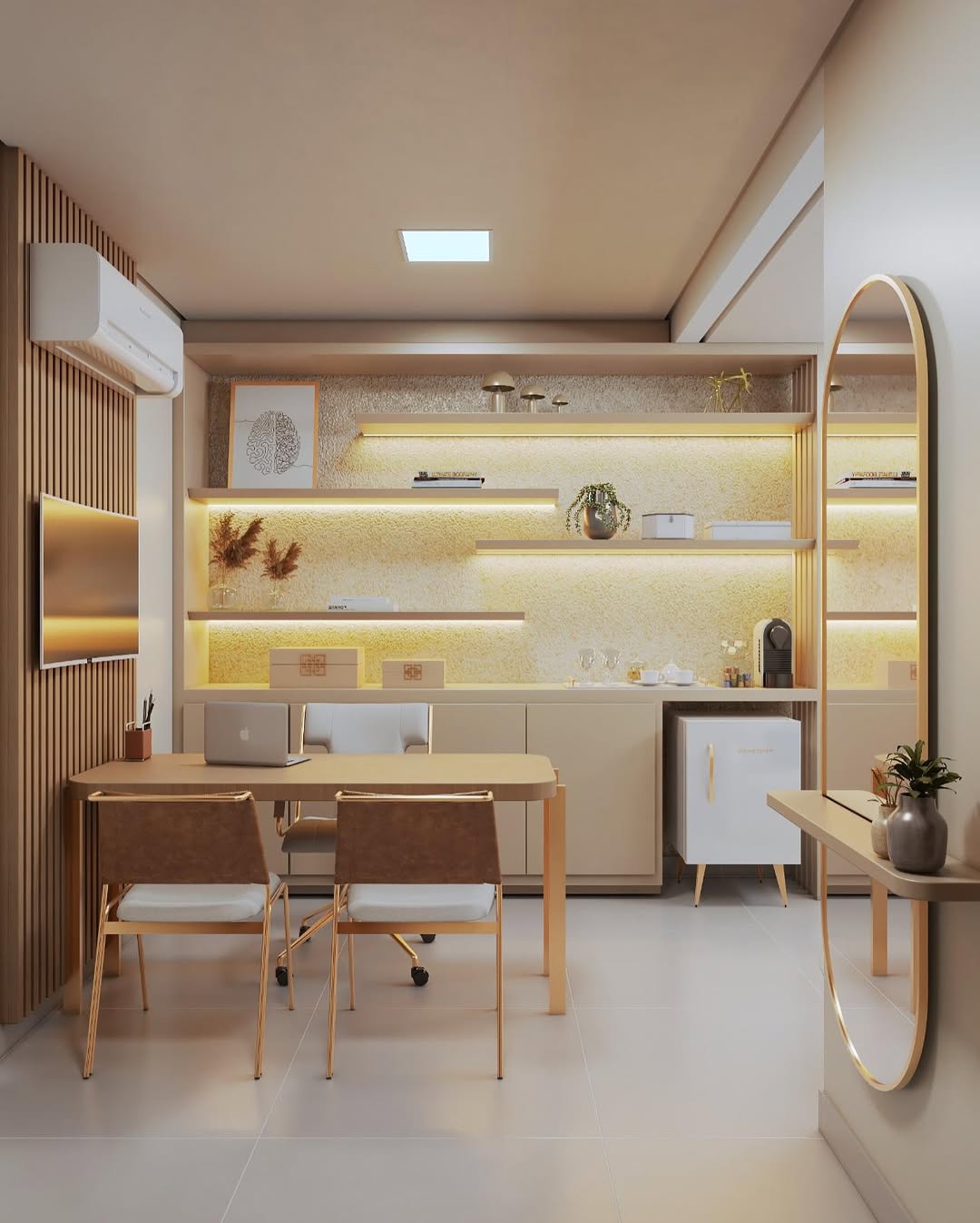 Office wall covering with ecopaper 1